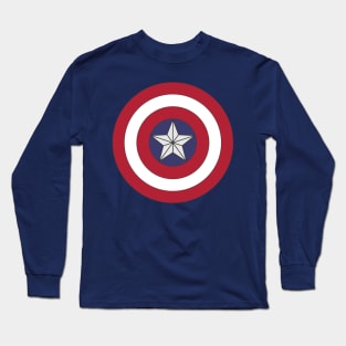 Captain Rogers Shield Long Sleeve T-Shirt